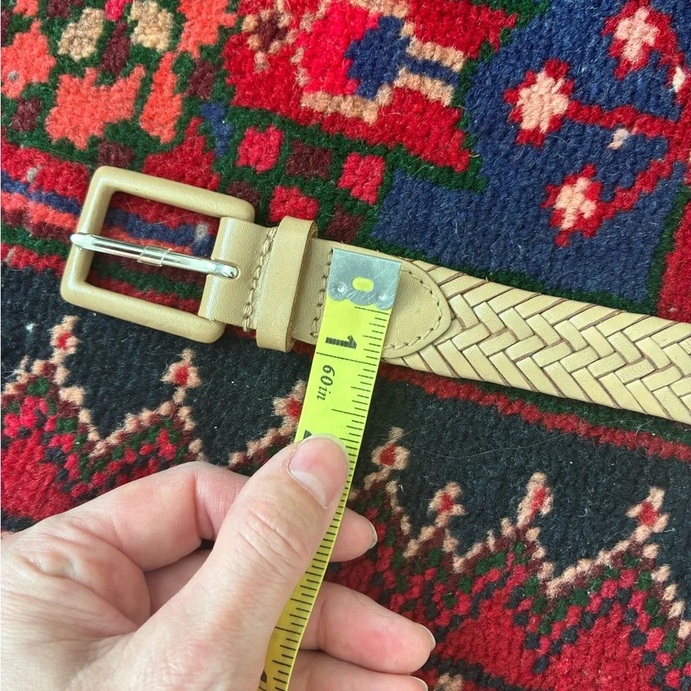 Vintage Talbots Tan Leather Belt